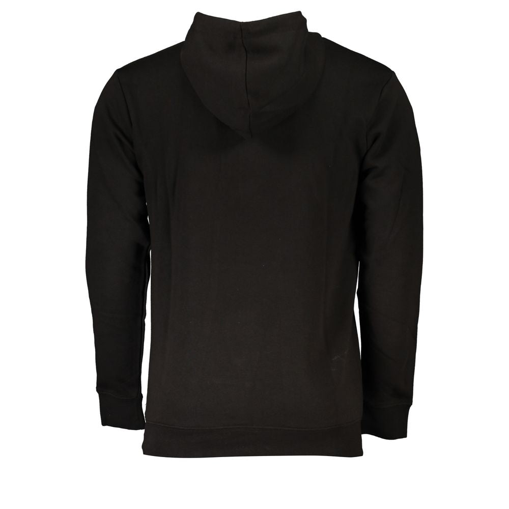 Black Cotton Men Sweater - ventzia