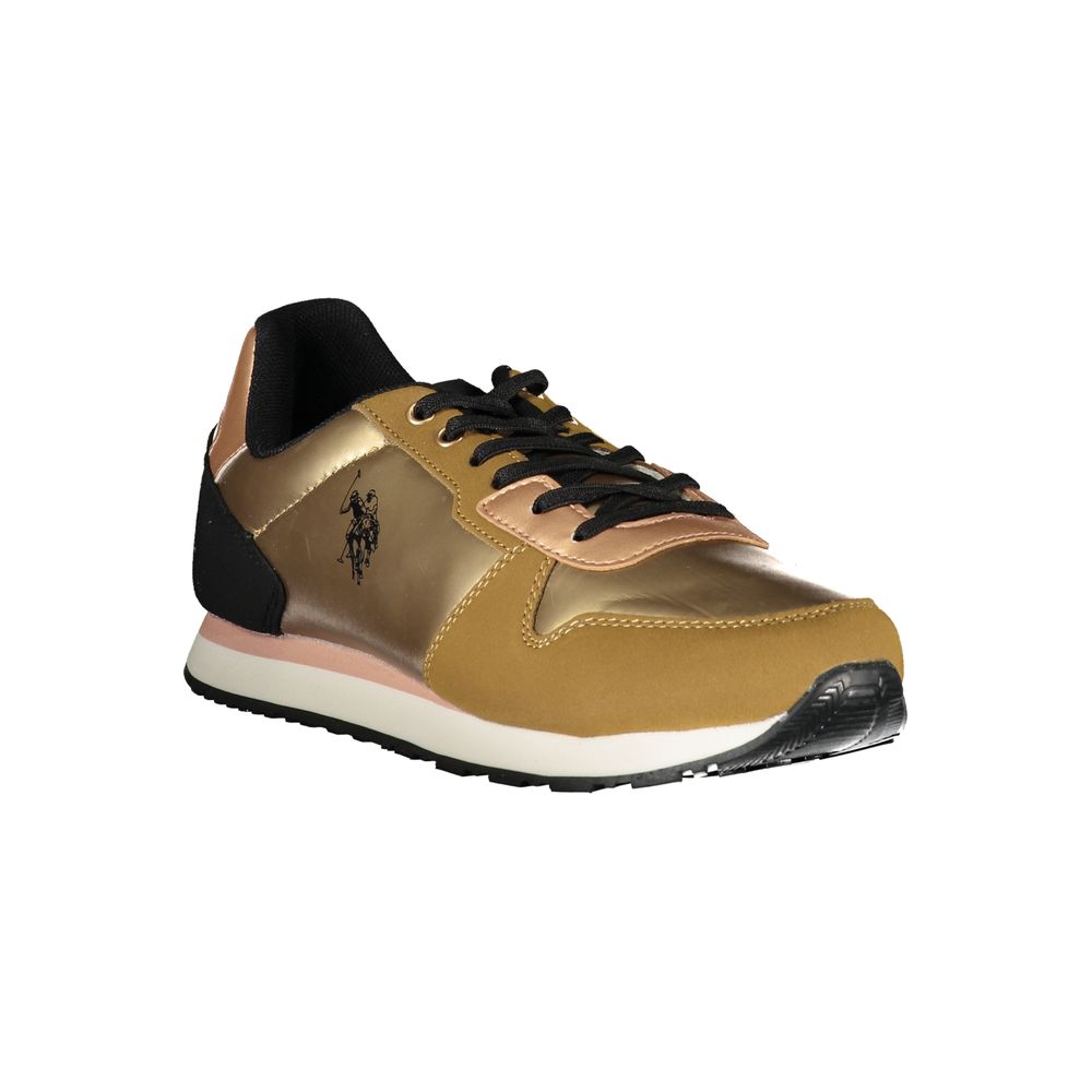 Oro Poliuretano Donna Sneaker - ventzia