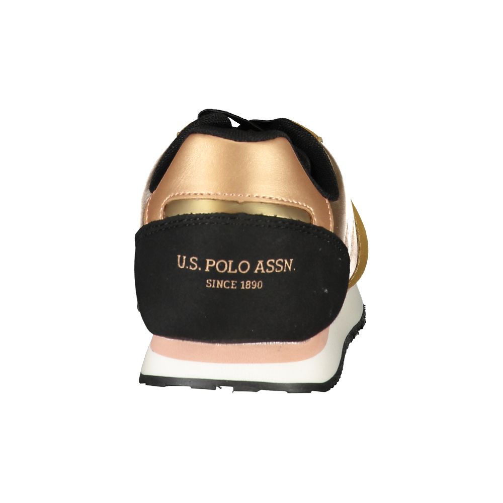 Oro Poliuretano Donna Sneaker - ventzia