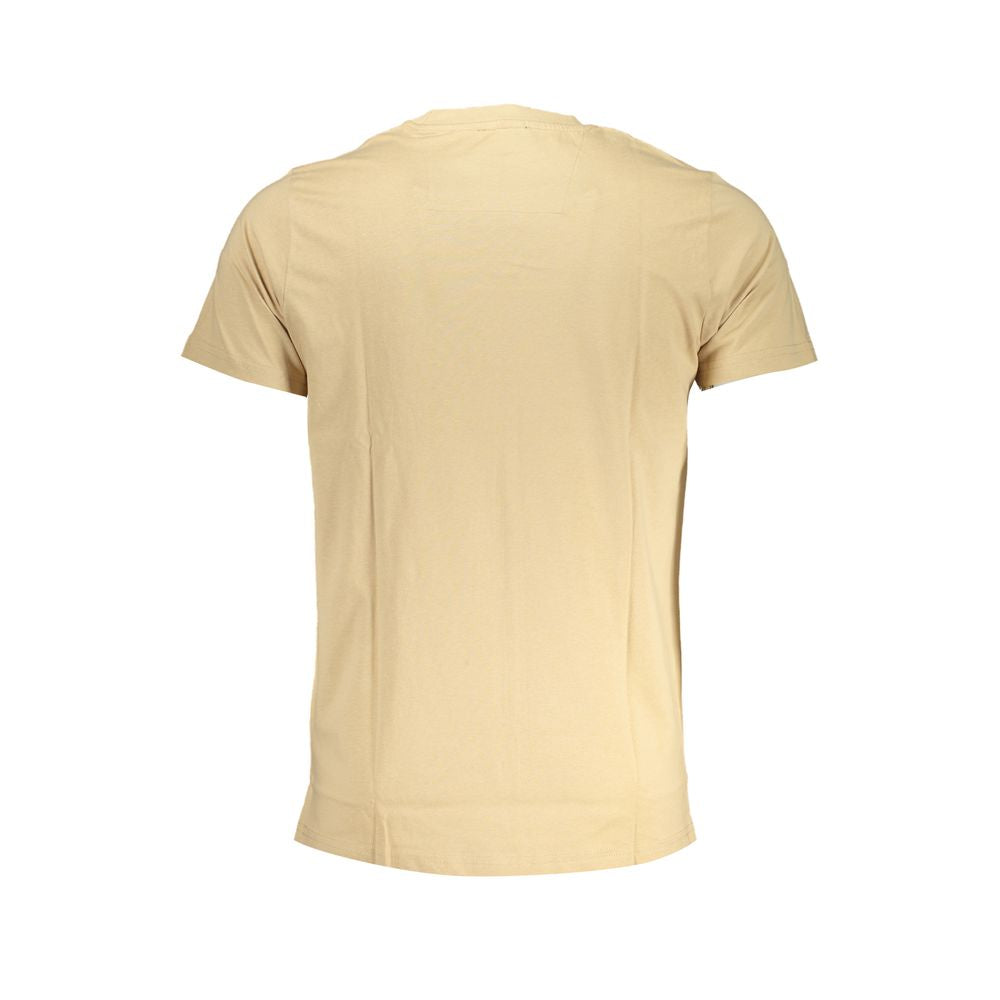 Beige Cotton T-Shirt - ventzia