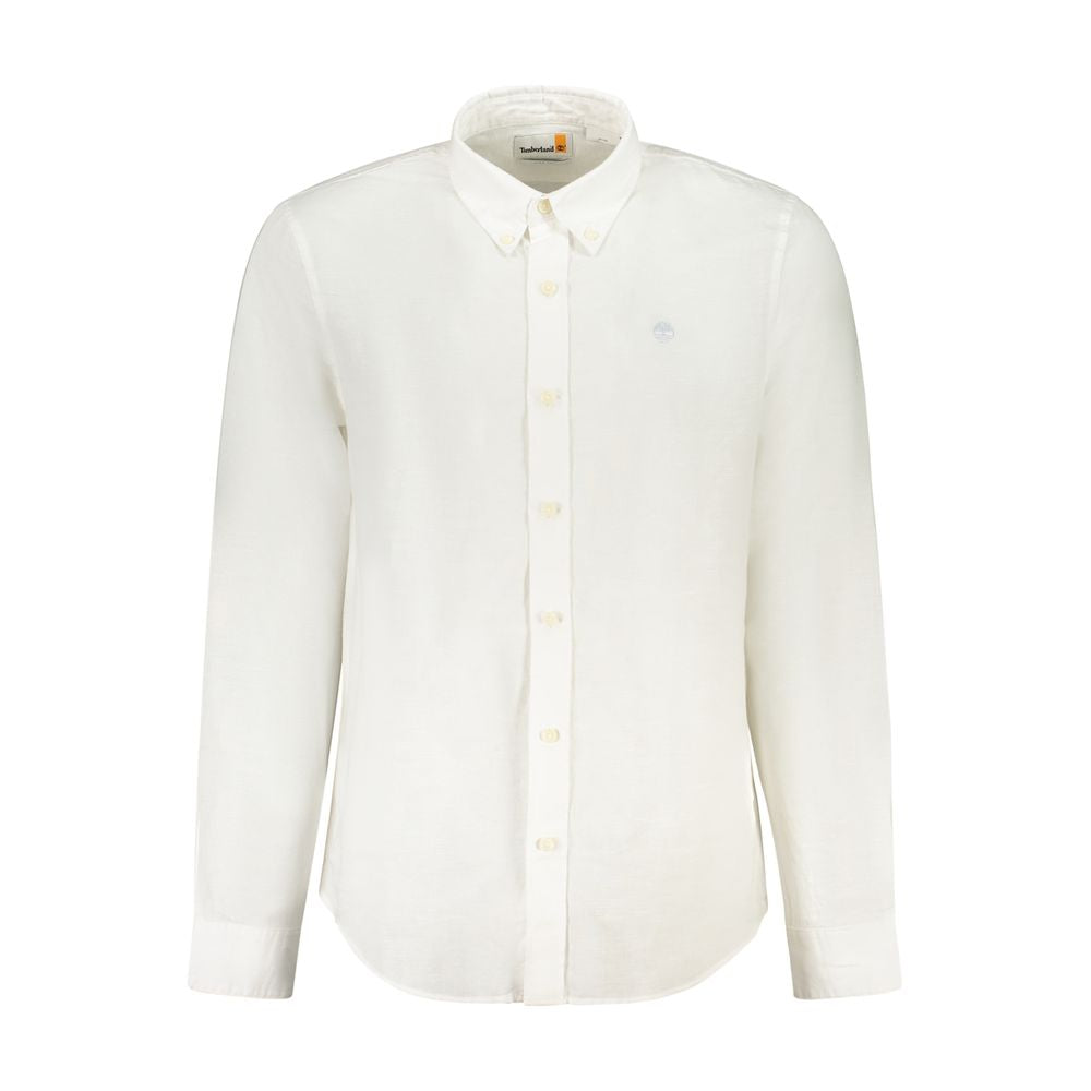 White Linen Men's Shirt - ventzia
