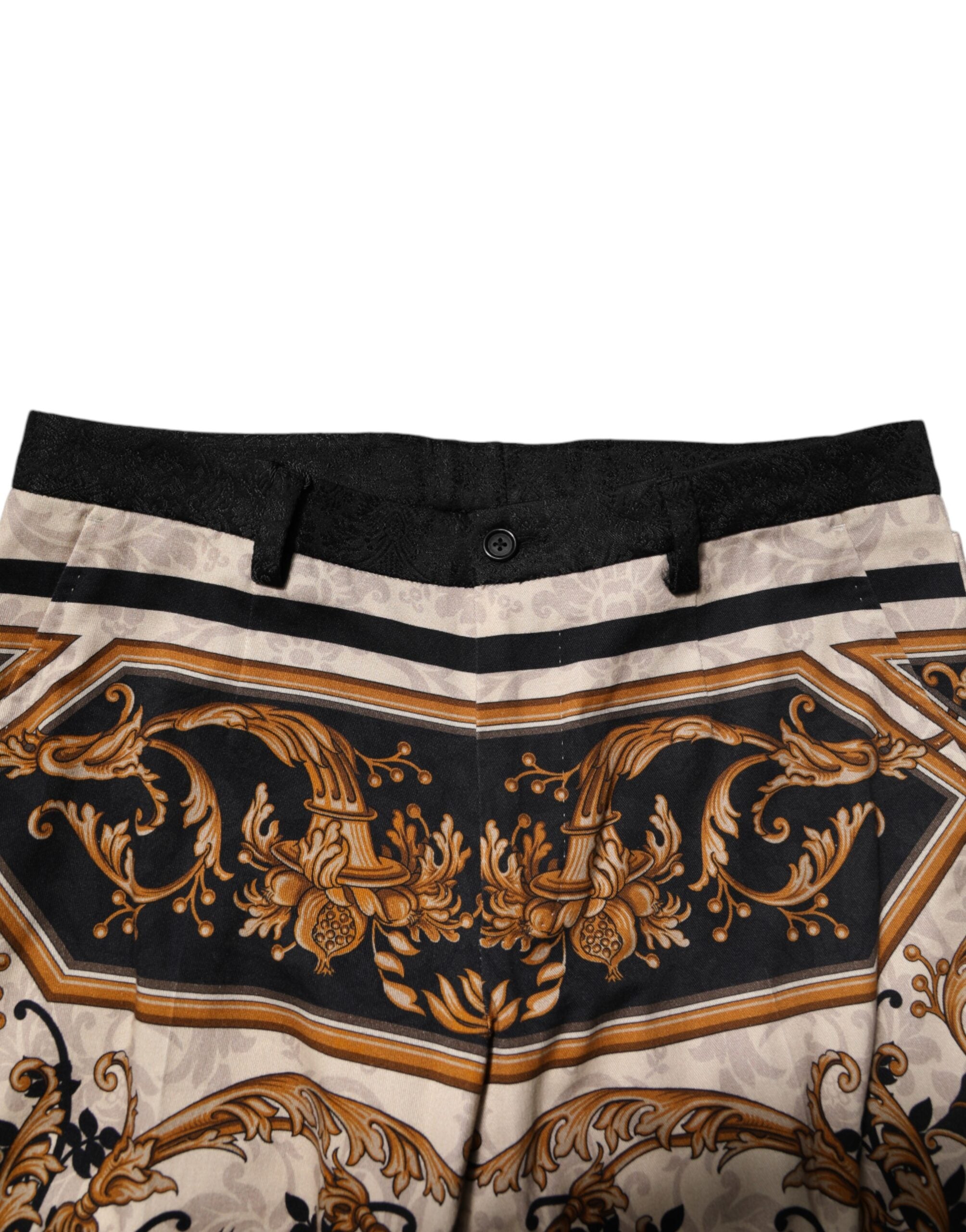 Multicolor Floral Print Dress Pants - ventzia