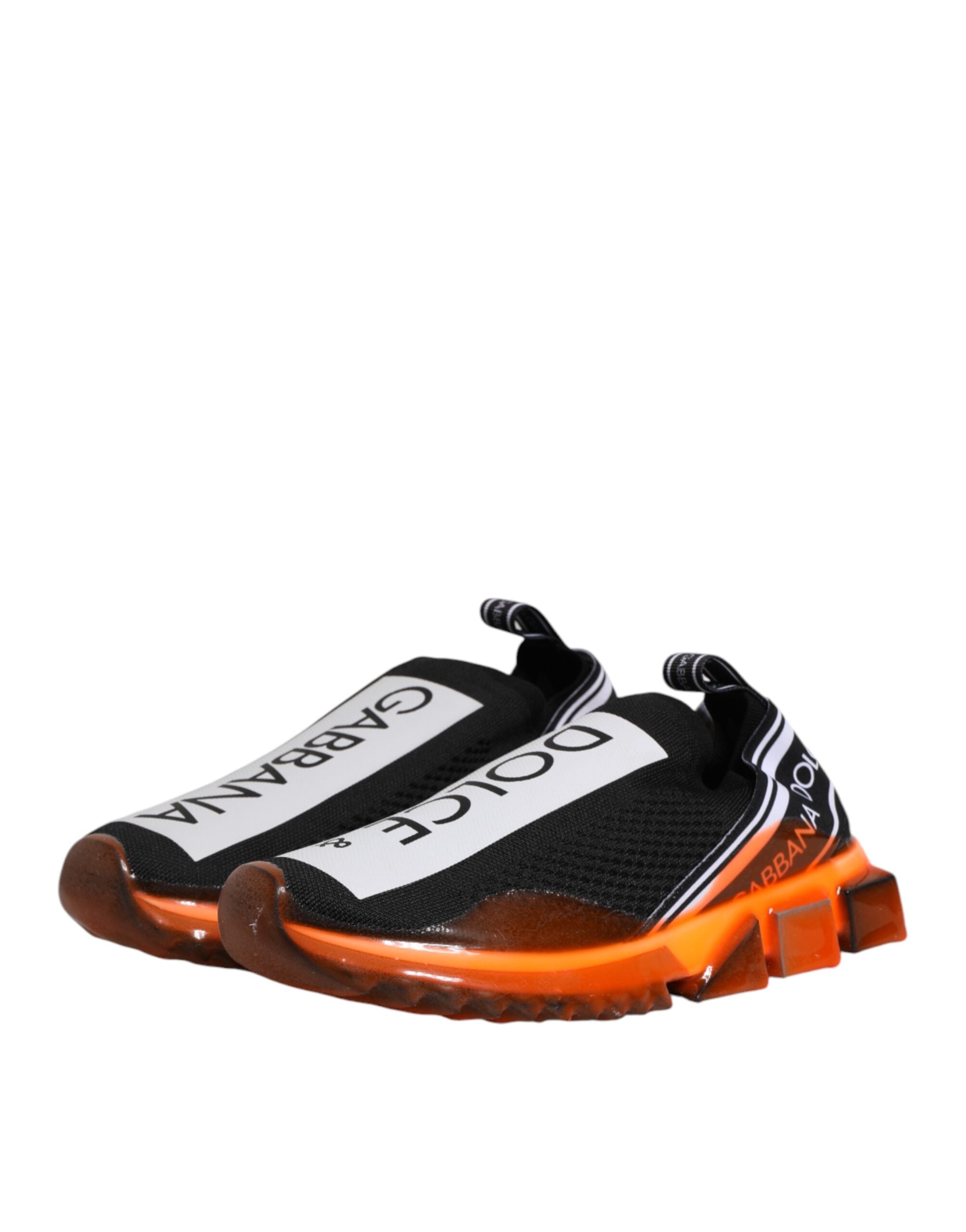 Black White Slip On Sorrento Sneakers Shoes - ventzia