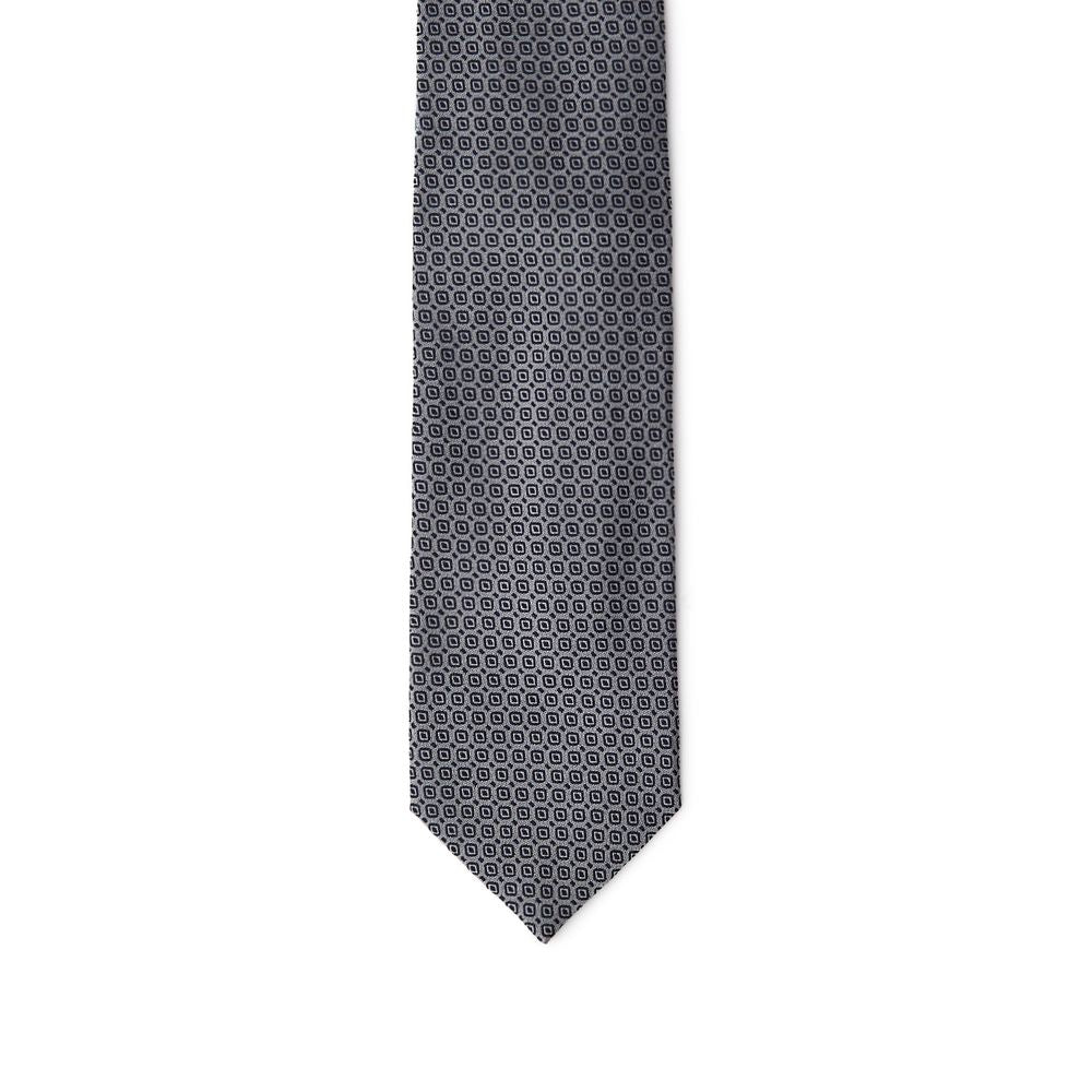 Gray Silk Ties & Bowty - ventzia