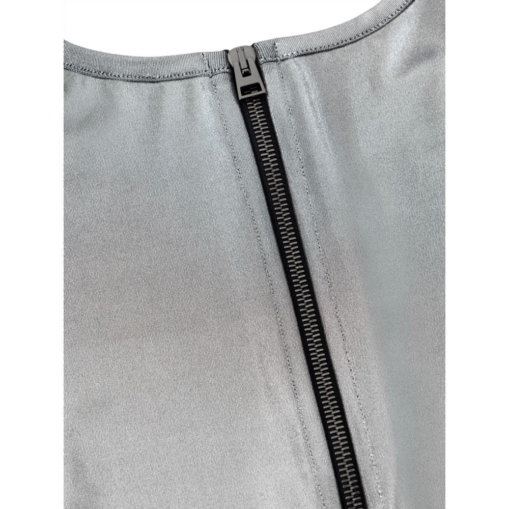 Gray Viscose Long Sleeve - ventzia
