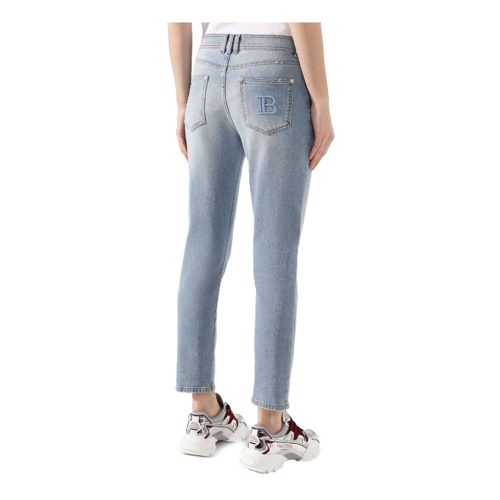 Blue Cotton Jeans & Pant - ventzia