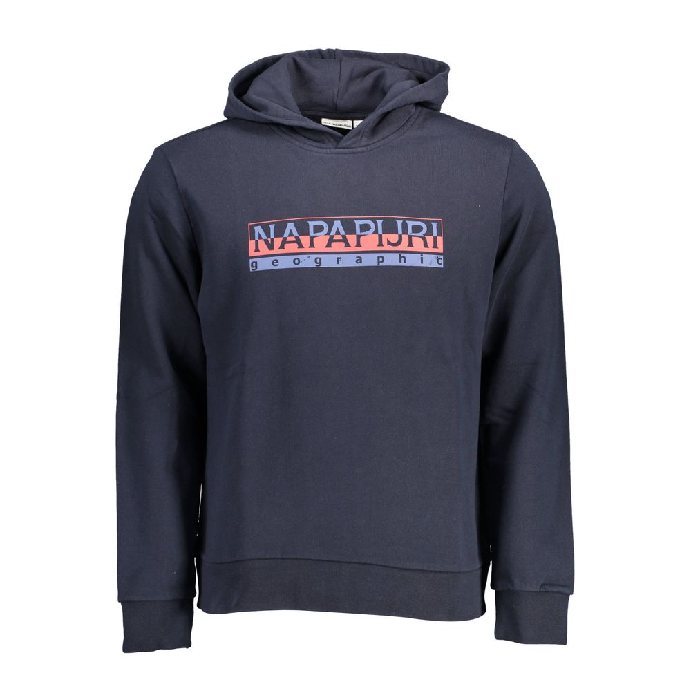 Blue Cotton Men's Sweatshirt - ventzia