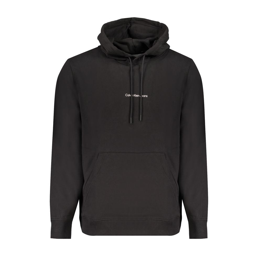 Black Cotton Men's Sweatshirt - ventzia