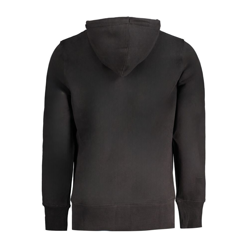 Black Cotton Men's Sweatshirt - ventzia