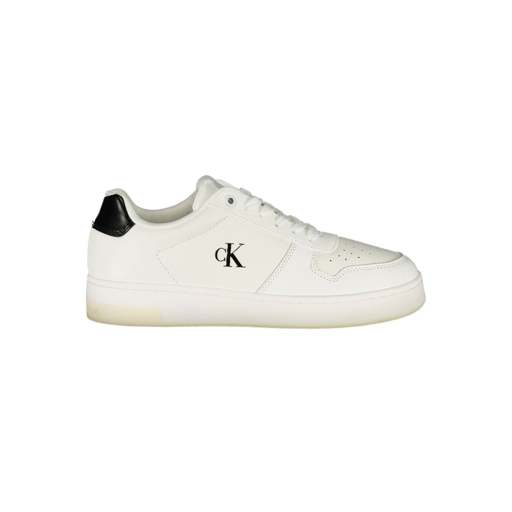 Bianco Polyurethane Women Sneaker - ventzia