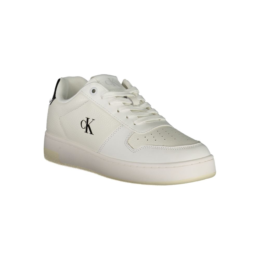 Bianco Polyurethane Women Sneaker - ventzia