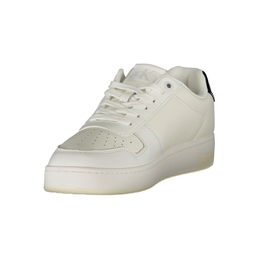 Bianco Polyurethane Women Sneaker - ventzia