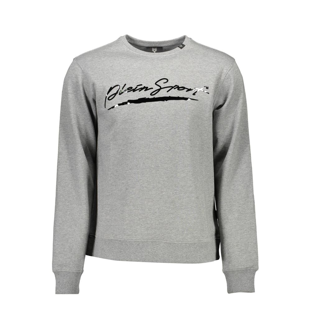 Grigio Cotton Men Sweatshirt - ventzia
