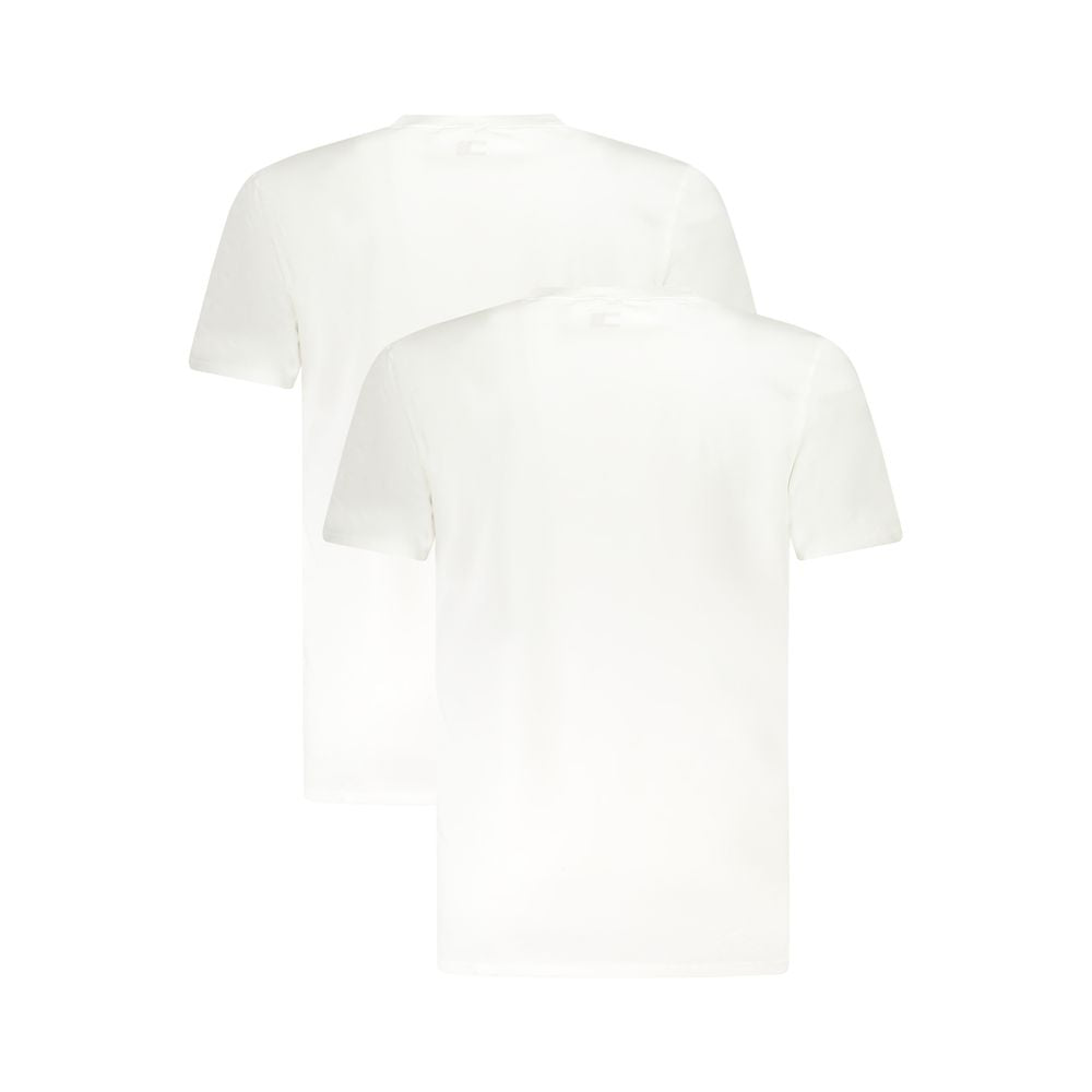 White Cotton Men Underwear Shirt - ventzia