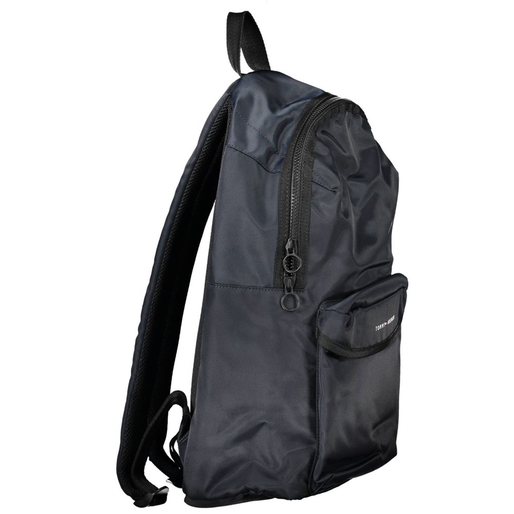 Blue Polyester Men Backpack - ventzia