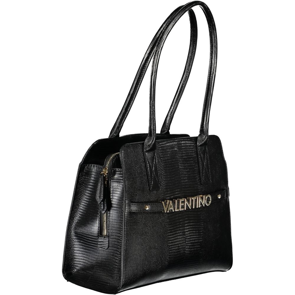 Nero Poliuretano Women Handbag - ventzia
