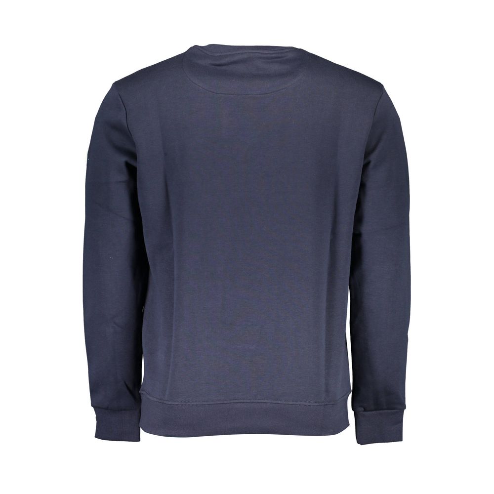 Blue Cotton Men's Sweatshirt - ventzia