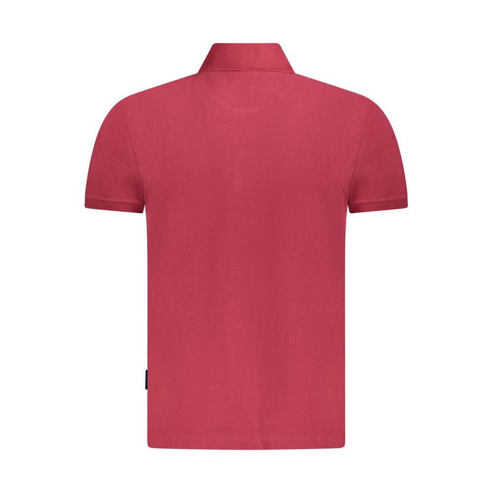 Red Cotton Polo Shirt