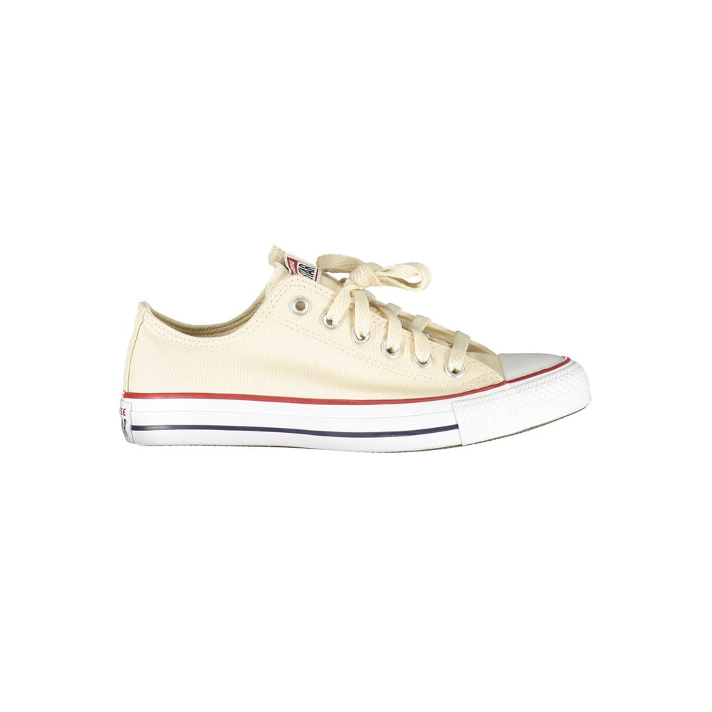 Beige Polyester Men Sneaker - ventzia