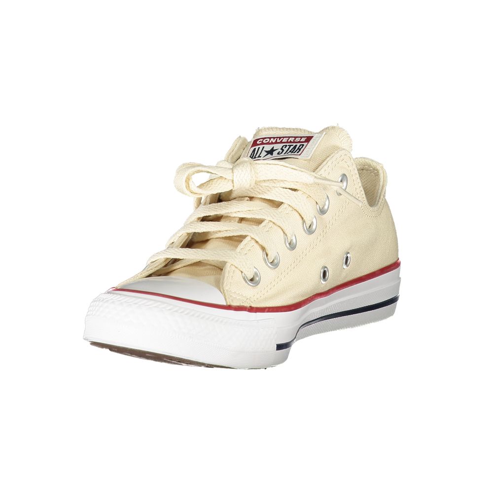 Beige Polyester Men Sneaker - ventzia