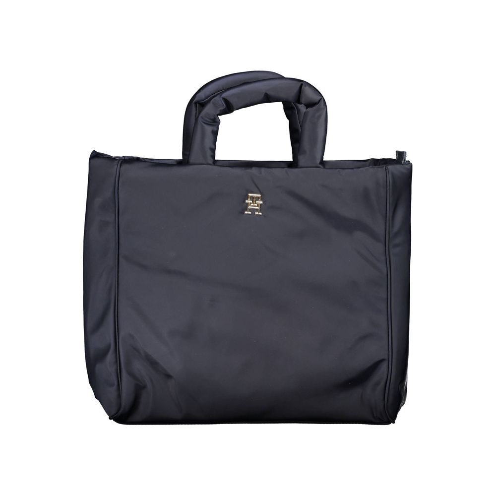 Blue Polyester Women Handbag - ventzia