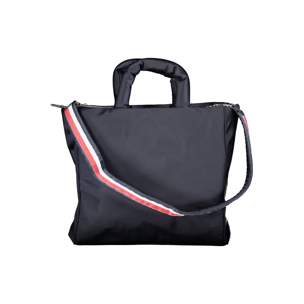 Blue Polyester Women Handbag - ventzia