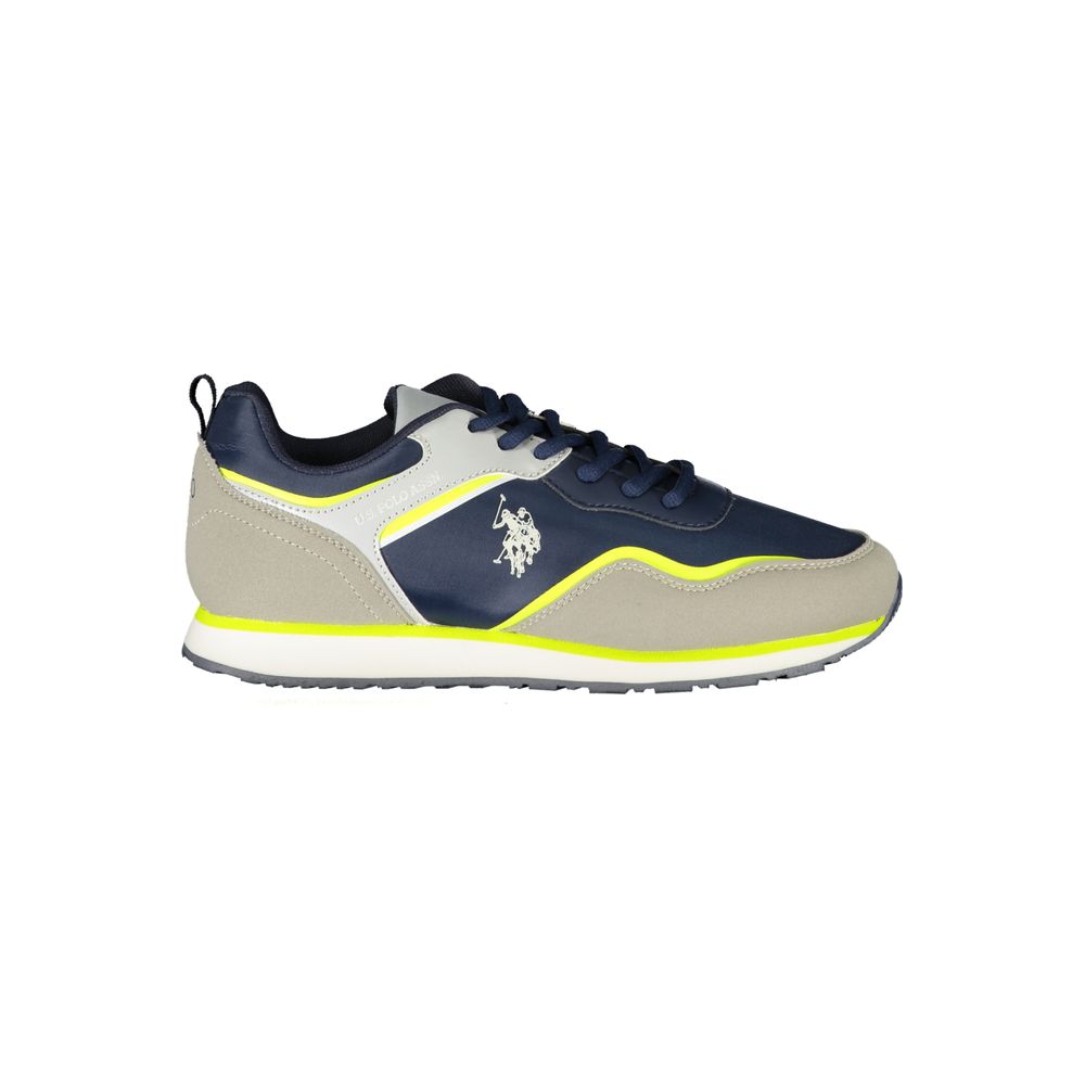 Blue Polyurethane Women Sneaker