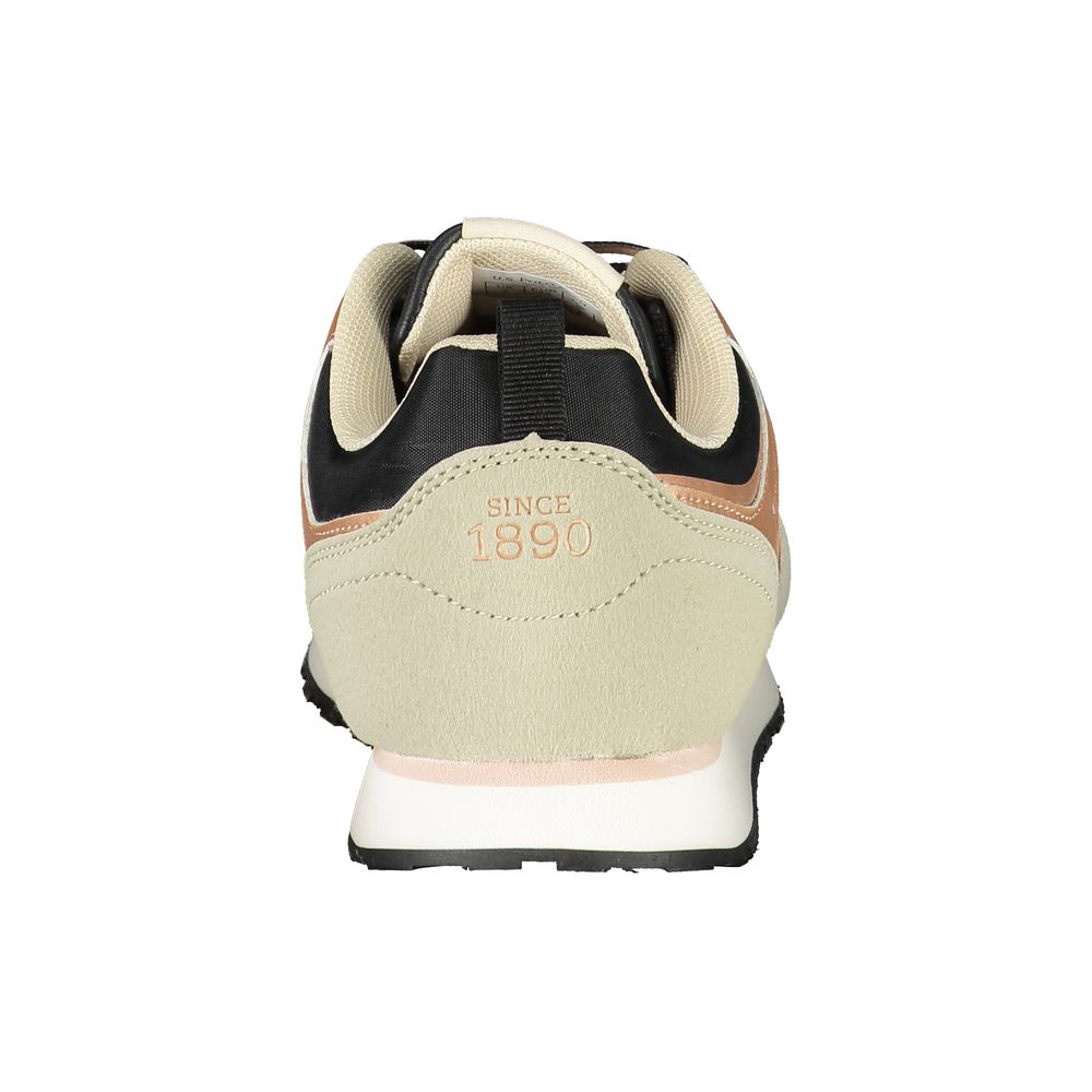 Black Polyurethane Women Sneaker - ventzia