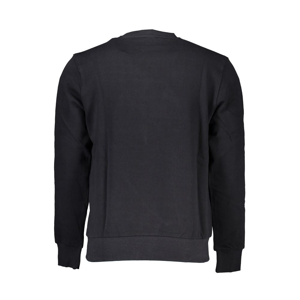 Black Cotton Men's Sweatshirt - ventzia