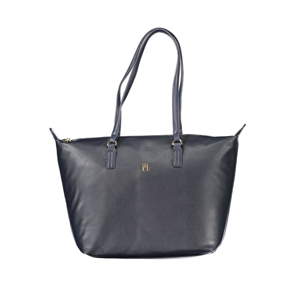 Blu Polyester Women Handbag - ventzia