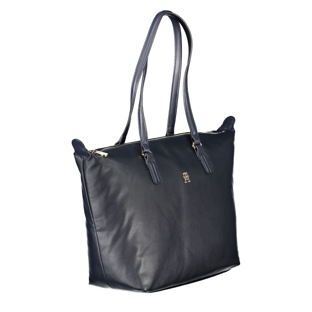 Blu Polyester Women Handbag - ventzia