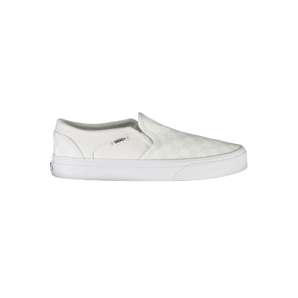 White Polyester Sneaker - ventzia
