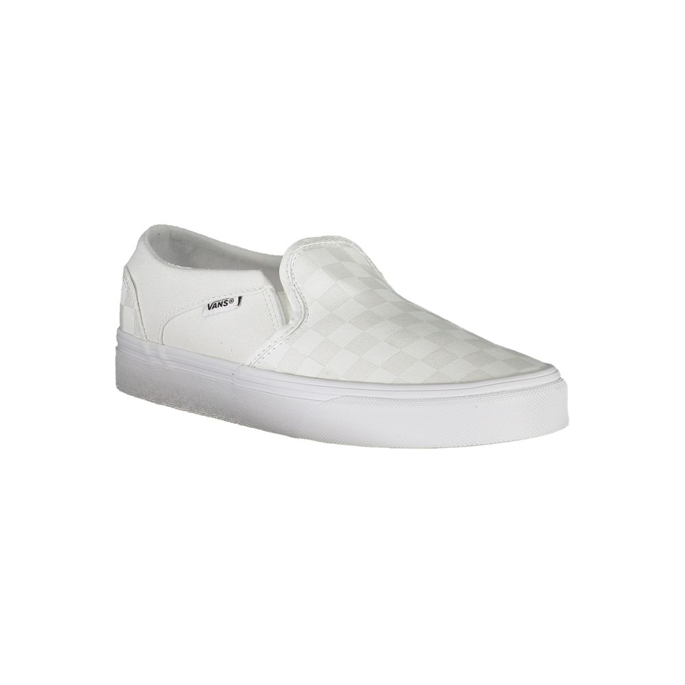 White Polyester Sneaker - ventzia