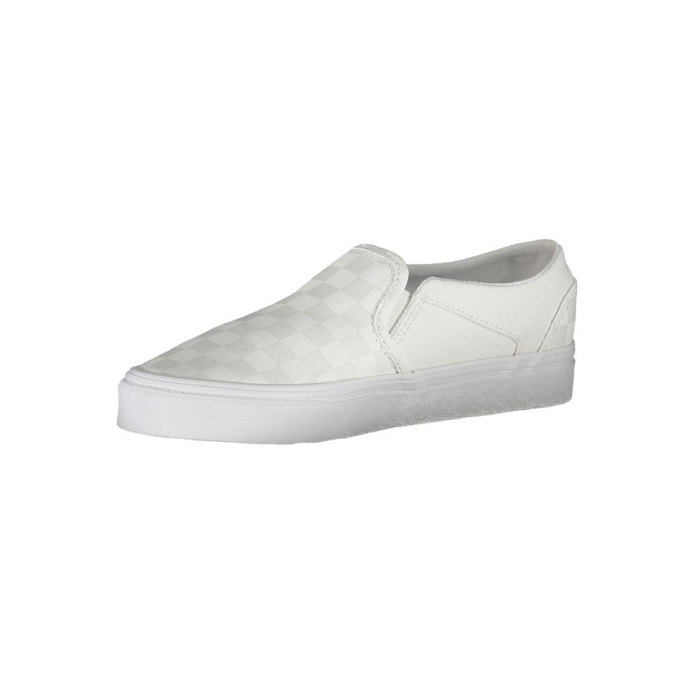 White Polyester Sneaker - ventzia