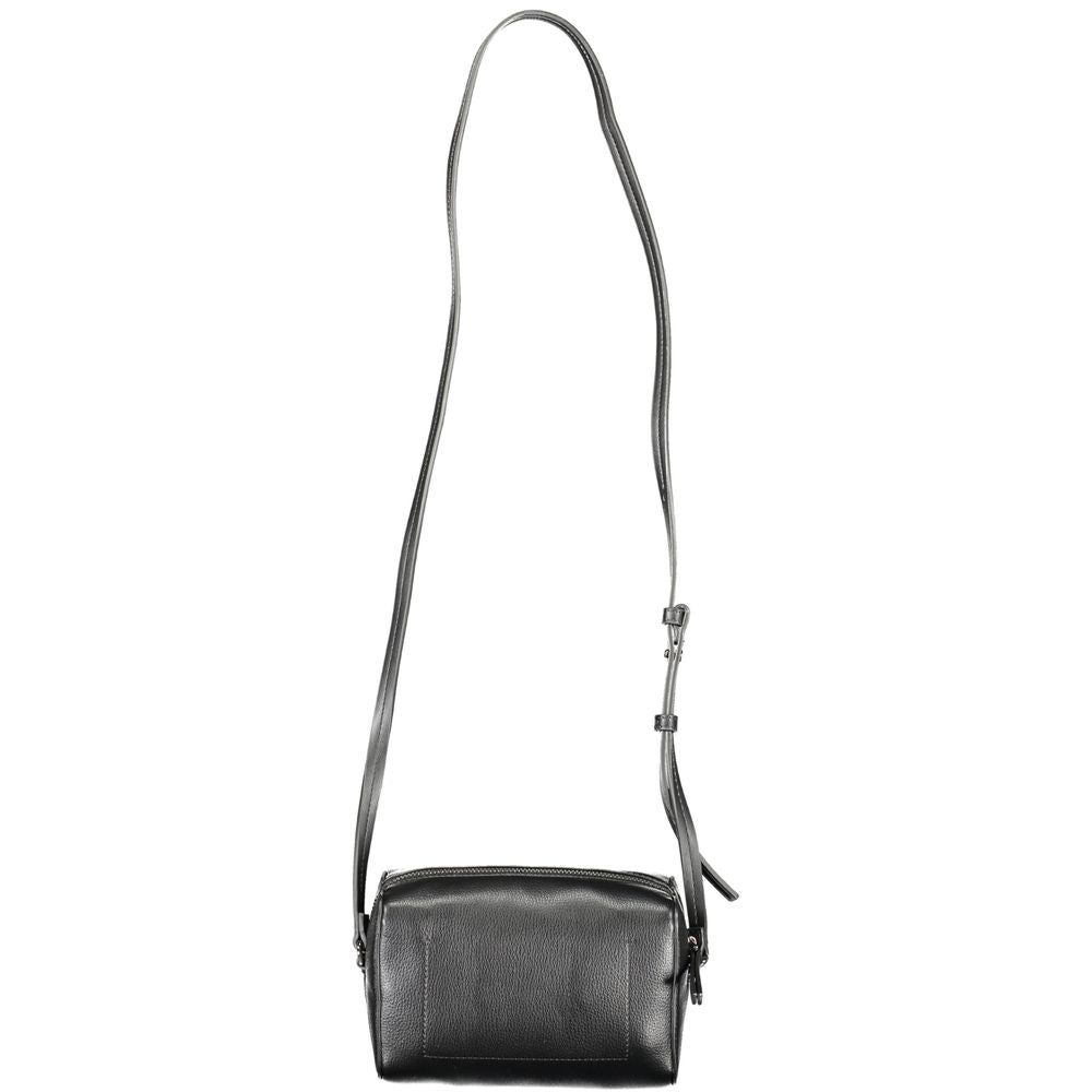 Black Polyester Women Shoulder Bag - ventzia