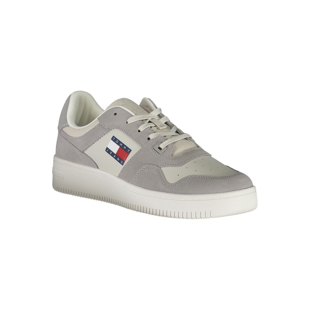 Grigio Pelle Men Sneaker - ventzia