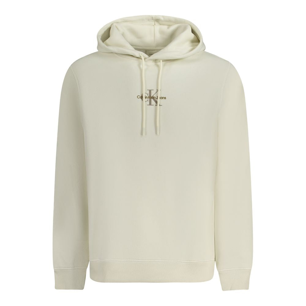 White Cotton Men's Hoodie - ventzia