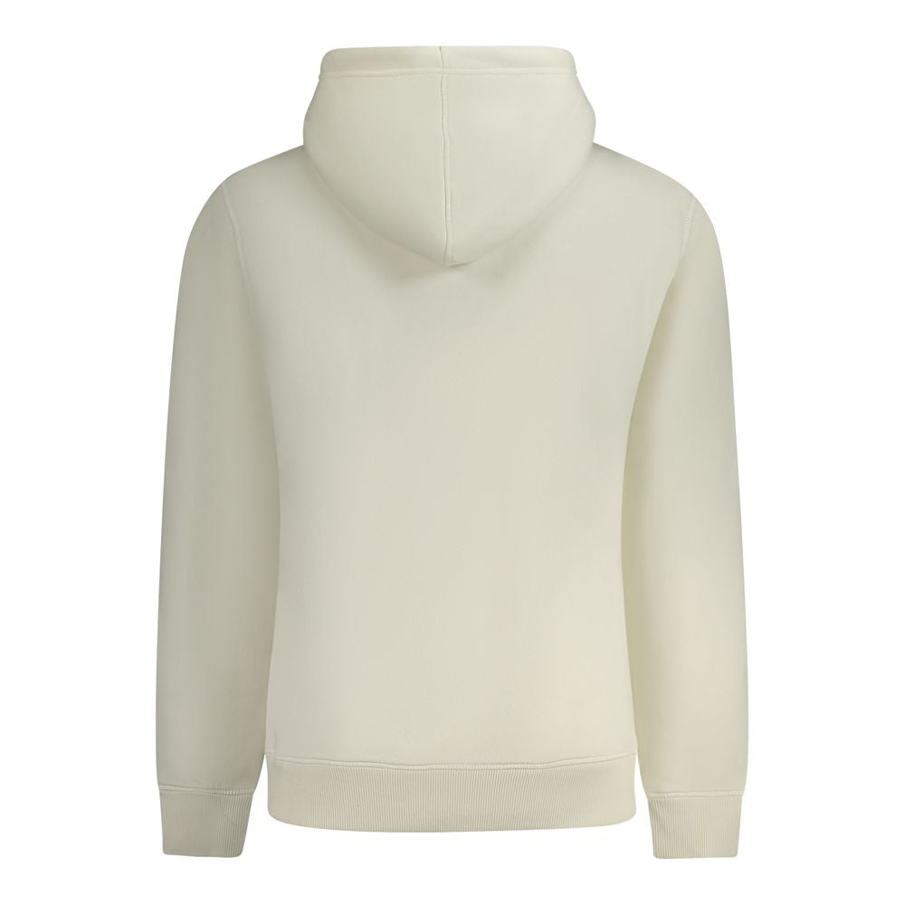 White Cotton Men's Hoodie - ventzia