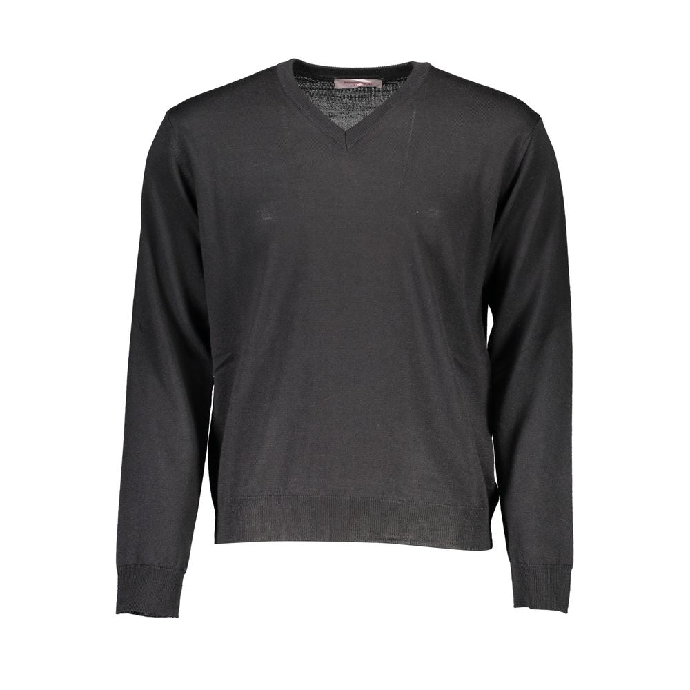 Black Lana Men Sweater - ventzia