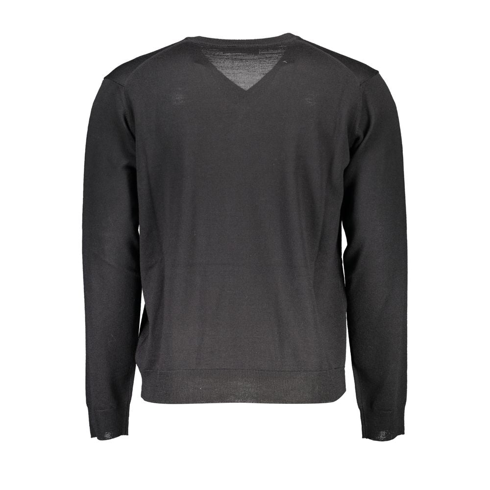 Black Lana Men Sweater - ventzia