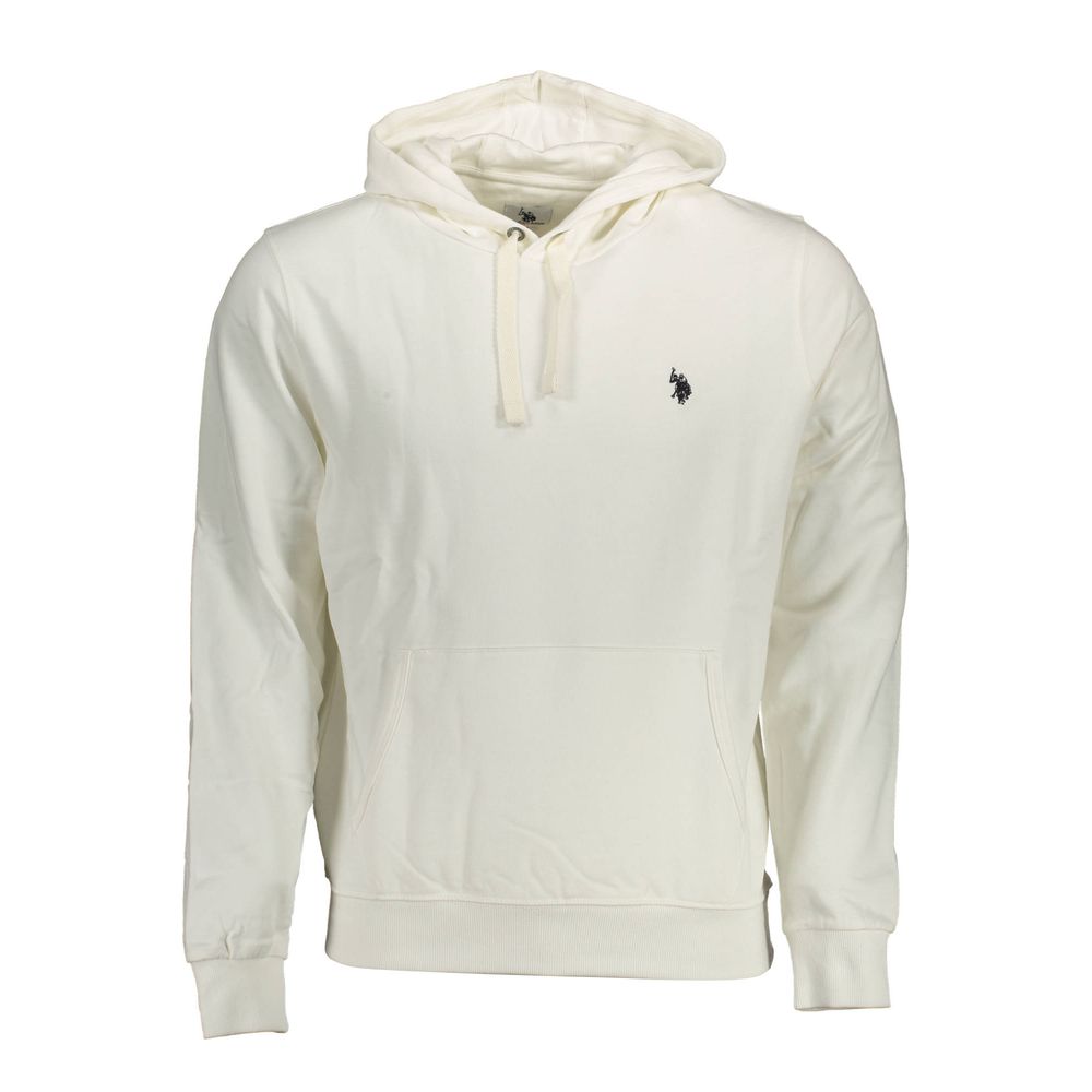 White Cotton Men's Hoodie - ventzia
