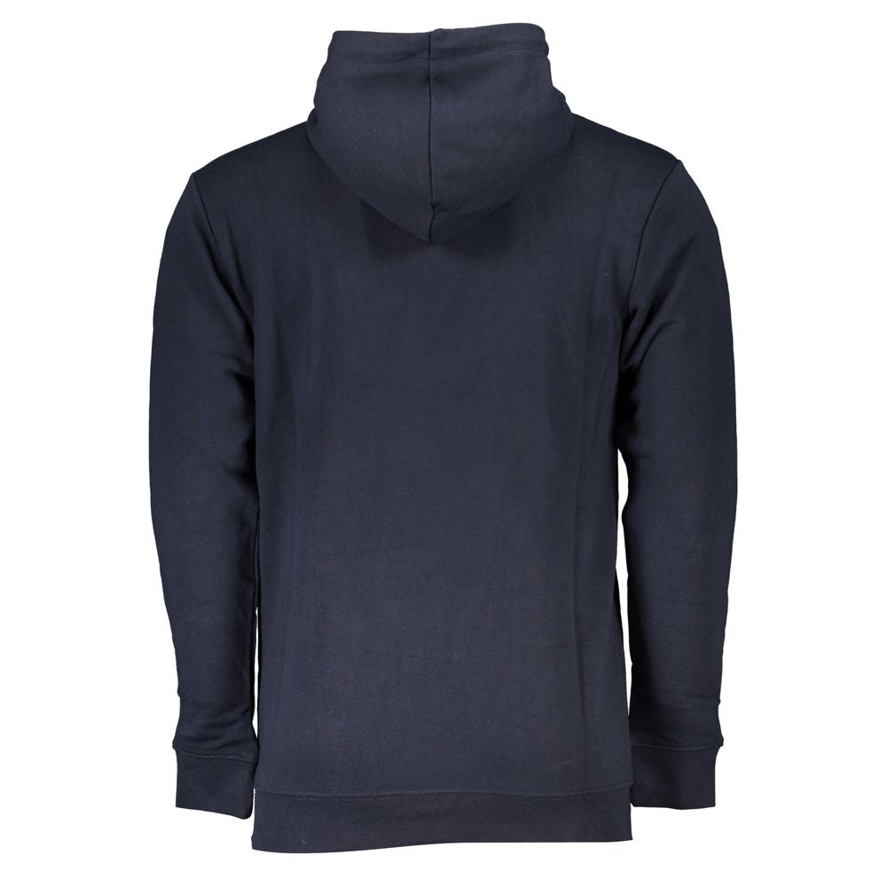 Blue Cotton Men Sweater - ventzia