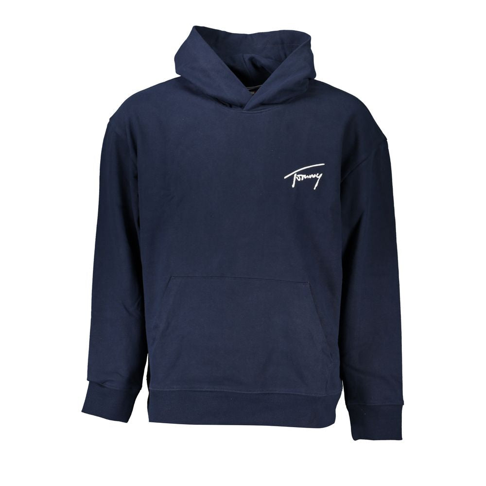 Blue Cotton Men Sweatshirt - ventzia