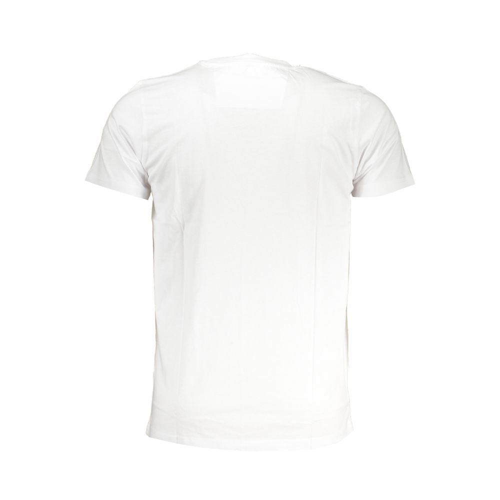Bianco Cotton Uomo T-Shirt - ventzia