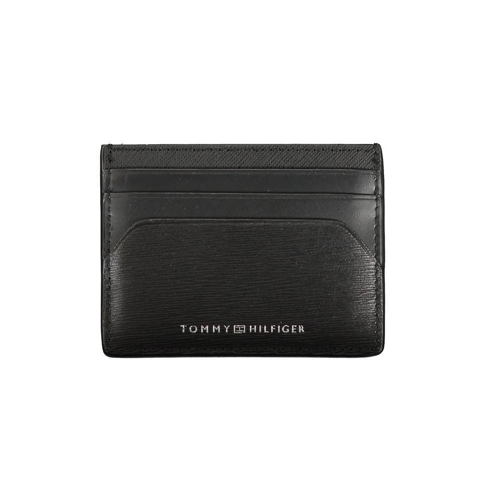 Black Leather Men Wallet - ventzia