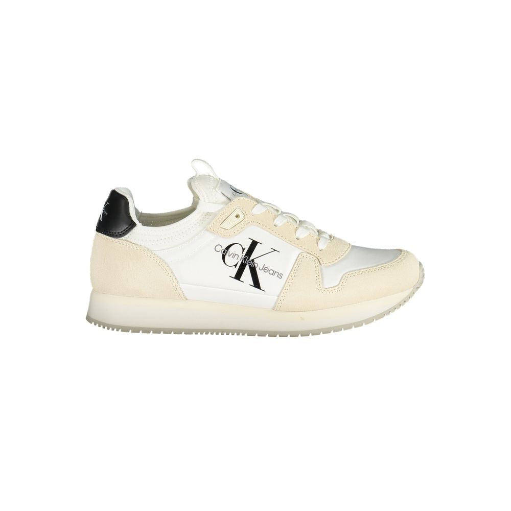 Bianco Polyurethane Women Sneaker - ventzia