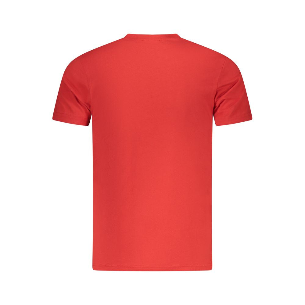 Red Cotton Men T-Shirt - ventzia