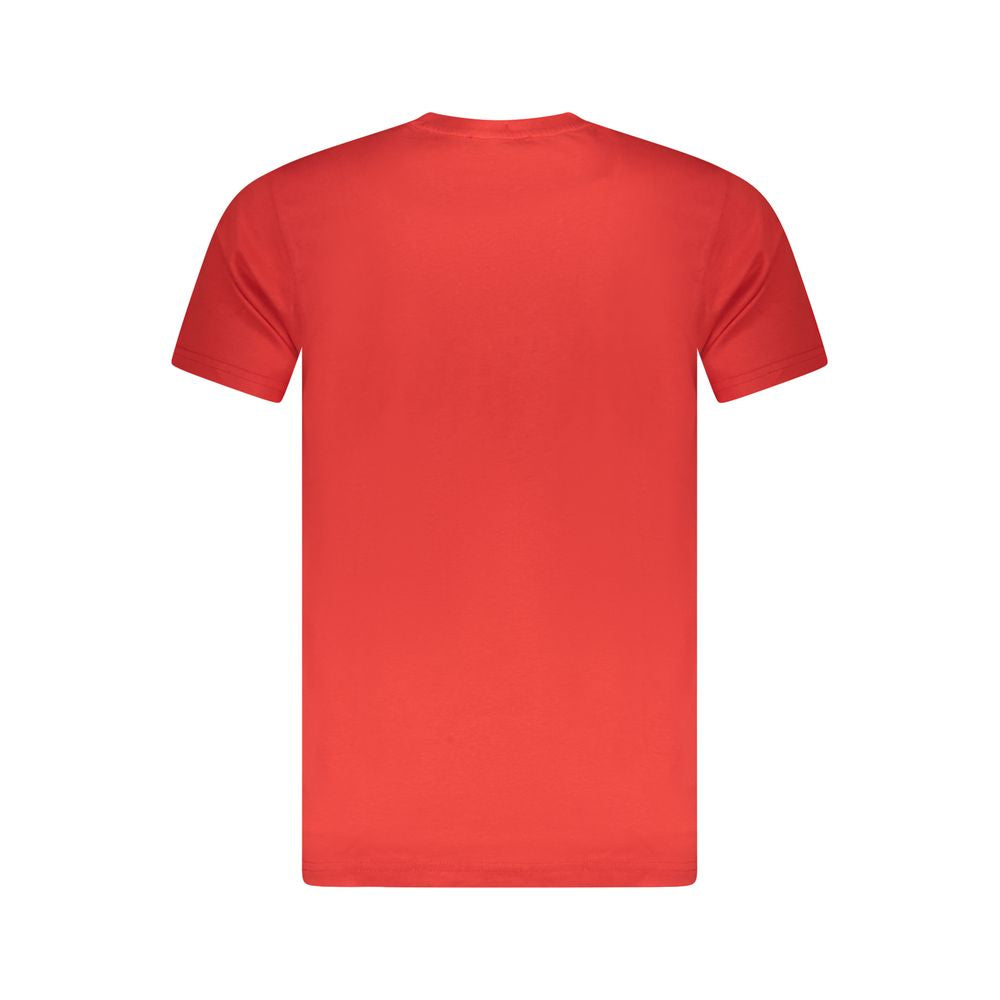 Red Cotton Men T-Shirt - ventzia