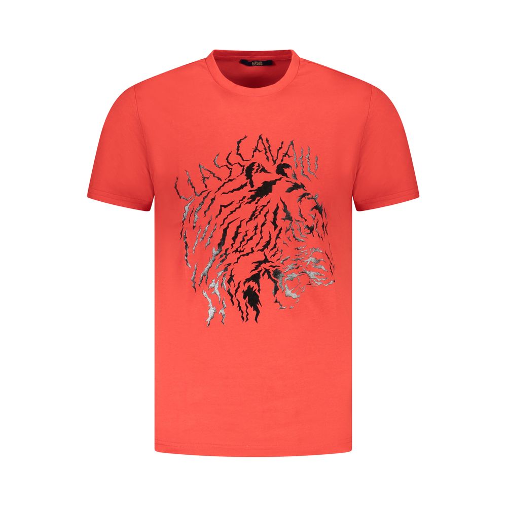 Red Cotton Men T-Shirt - ventzia