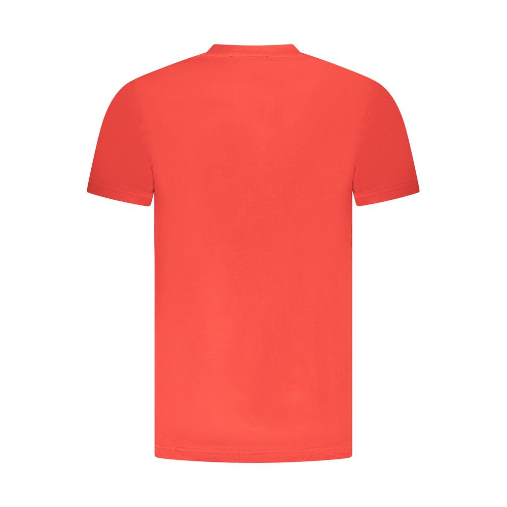 Red Cotton Men T-Shirt - ventzia